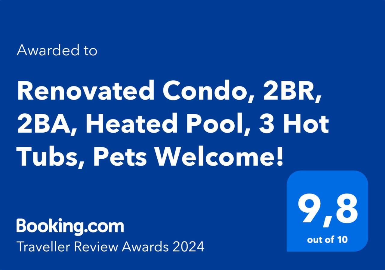 Renovated Condo, 2Br, 2Ba, Heated Pool, 3 Hot Tubs, Pets Welcome! Канмор Екстериор снимка